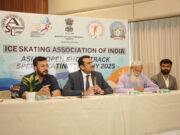 भारत ने शीतकालीन खेलों में भरी ऊंची उड़ान: पहली बार एशियाई ओपन शॉर्ट ट्रैक स्पीड स्केटिंग ट्रॉफी की मेजबानी करेगा देहरादून Amitabh Sharma at Press Conference by Ice Skating Association