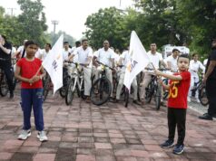 खेलो इंडिया और फिट इंडिया का संगम: 10,000 से अधिक पुलिसकर्मियों ने ‘संडे ऑन साइकिल’ रैली में लिया भाग Sunday on Cycle Flag off